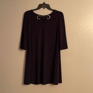 Beautiful blue with silver free flowing dress